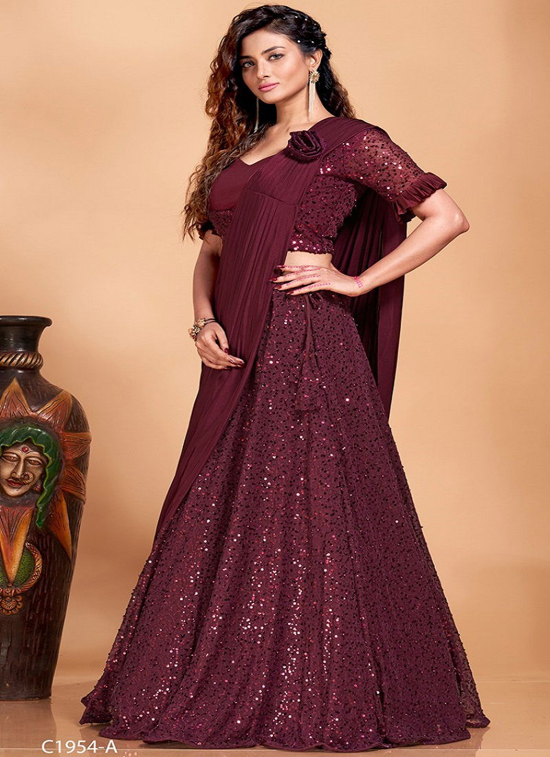 Amoha Trendz C1954 Party Wear Lehenga Choli Catalog
